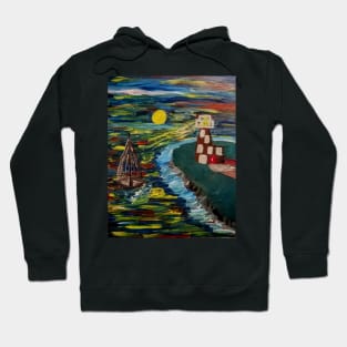 The guiding light from the lighthouse Hoodie